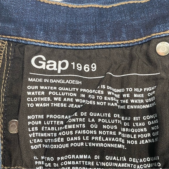 Gap Dark Wash True Skinny Stretch Mid Rise Jeans Size 28 #1066 - Picture 7 of 11